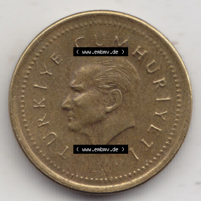 Münzen Türkei / Türkiye Eurovorläufer, Umlaufmünze vor Euroeinführung 1995-1998, 5000 Lira - Lire (2) Sammlung
