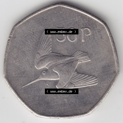 Münzen Irland Eurovorläufer, Umlaufmünze vor Euroeinführung 1970-2000, 50 Pence 1978 (2) Sammlung