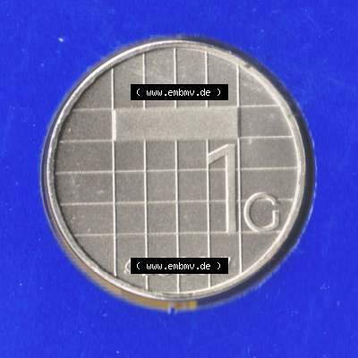 Münzen Niederlande / Netherlands Eurovorläufer, Umlaufmünze vor Euroeinführung 1982-2000, 1 Gulden 2000 (1) Sammlung