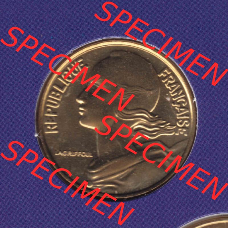 Münzen Frankreich Eurovorläufer, Umlaufmünze vor Euroeinführung 2000, 20 Centimes. Rückseite einer Münze aus Europa als Digitales Bild / Bildmaterial... Sammlung