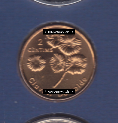 Münzen Andorra Eurovorläufer, Umlaufmünze vor Euroeinführung 2003, 2 Centims, Blumen, Heide-Nelke (2) Sammlung