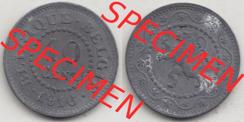 Münzen Belgien Eurovorläufer, Umlaufmünze vor Euroeinführung 1915-1917, 10 Centimes 1916 Belgique - Belgie (3) Sammlung