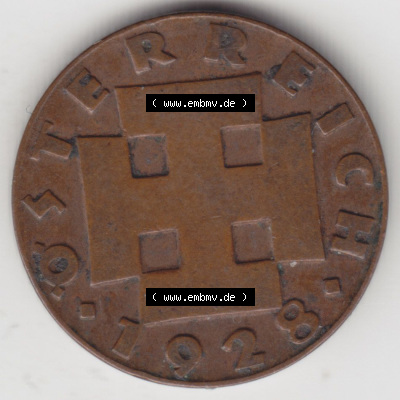 Münzen Österreich / Austria Eurovorläufer, Umlaufmünze vor Euroeinführung 1925-1938, 2 Groschen 1928 (2) Sammlung