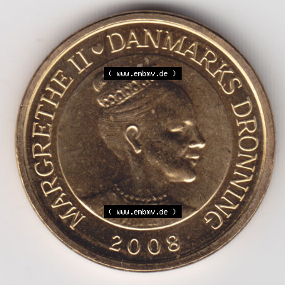 Münzen Dänemark / Danmark Eurovorläufer, Umlaufmünze vor Euroeinführung 2008, 10 Kroner, Kronen (2) Sammlung