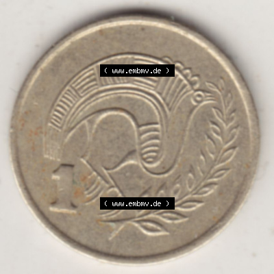 Münzen Zypern / Cyprus Eurovorläufer, Umlaufmünze vor Euroeinführung 1983-1983, 1 Cent (2) Sammlung