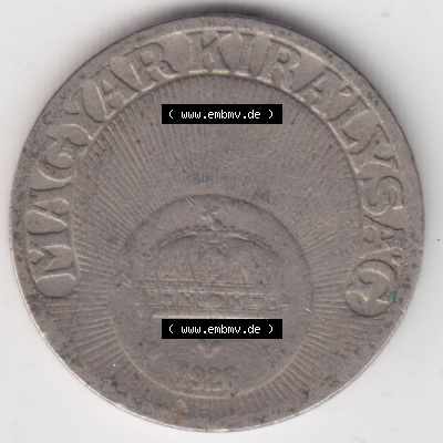 Münzen Ungarn / Magyarország Eurovorläufer, Umlaufmünze vor Euroeinführung 1926-1940, 10 Filler 1926 (1) Sammlung