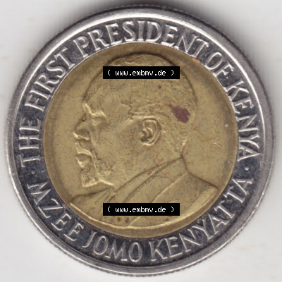 Münzen aus Afrika Kenia / Kenya Umlaufmünze 2010-2010, 5 Schilling - Shillings 2010 (2) Sammlung