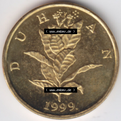 Münzen Kroatien Eurovorläufer, Umlaufmünze vor Euroeinführung 1993-2021, 5 Lipa 1999 (1) Sammlung