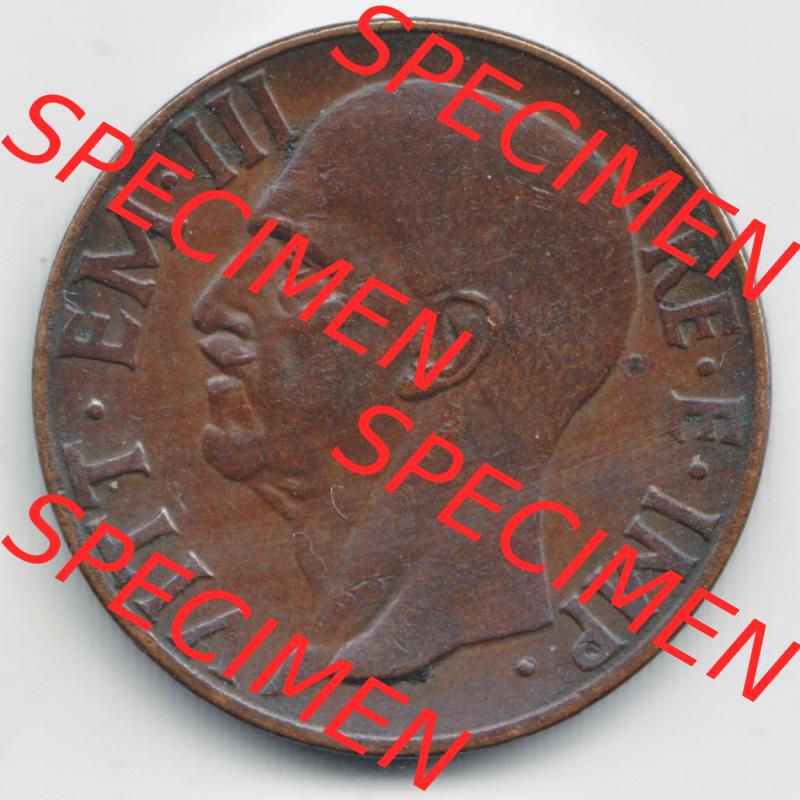 Münzen Italien / Italia Eurovorläufer, Umlaufmünze vor Euroeinführung 1936-1939, 10 Centesimi 1937 (2) Sammlung