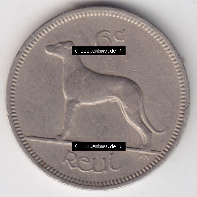 Münzen Irland Eurovorläufer, Umlaufmünze vor Euroeinführung 1942-1969, 6 Pence 1963 (2) Sammlung