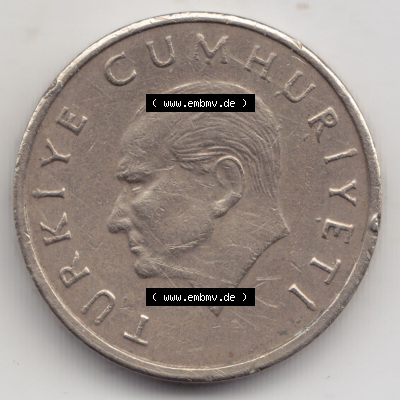 Münzen Türkei / Türkiye Eurovorläufer, Umlaufmünze vor Euroeinführung 1994-1997, 10 Bin Lira, 10000 Lire (2) Sammlung