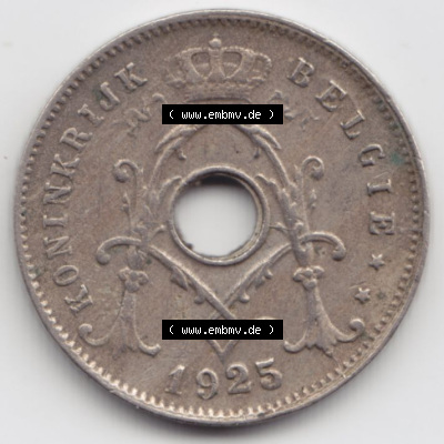 Münzen Belgien Eurovorläufer, Umlaufmünze vor Euroeinführung 1910-1931, 5 Cen, Centimes Koninkrijk Belgie (1) Sammlung