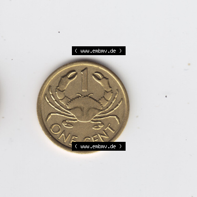 Münzen aus Afrika Seychellen / Seychelles Umlaufmünze 1982-2004, 1 One Cent 2004 (2) Sammlung