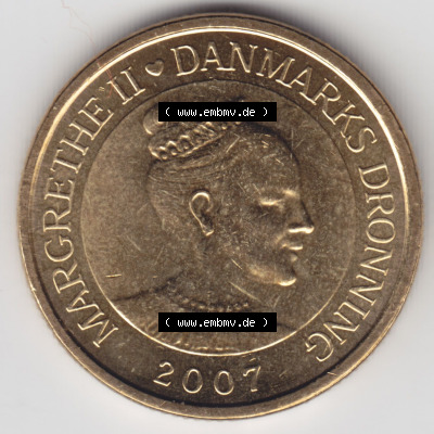 Münzen Dänemark / Danmark Eurovorläufer, Umlaufmünze vor Euroeinführung 2007, 20 Kroner, Kronen (2) Sammlung