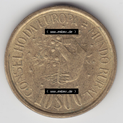 Münzen Portugal Eurovorläufer, Sondermünze vor Euroeinführung 1987-1987, 10 Escudo, Conseliio Da Europa, Mundo Rural (2) Sammlung