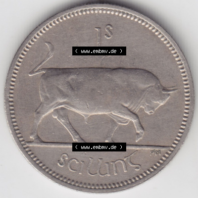 Münzen Irland Eurovorläufer, Umlaufmünze vor Euroeinführung 1951-1968, 1 Schilling 1966 (2) Sammlung