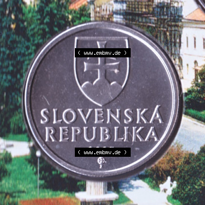 Münzen Slowakei / Slovakia Eurovorläufer, Umlaufmünze vor Euroeinführung 1993-2008, 5 SK, 5 Kronen 2005 (1) Sammlung