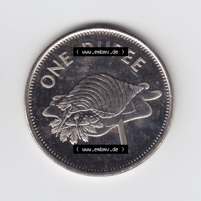 Münzen aus Afrika Seychellen / Seychelles Umlaufmünze 1982-2010, 1 Rupie, Rupee 2007 (2) Sammlung
