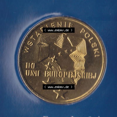 Münzen Polen / Polska Eurovorläufer, Umlaufmünze vor Euroeinführung 2004, 2 Zloty (2) Sammlung