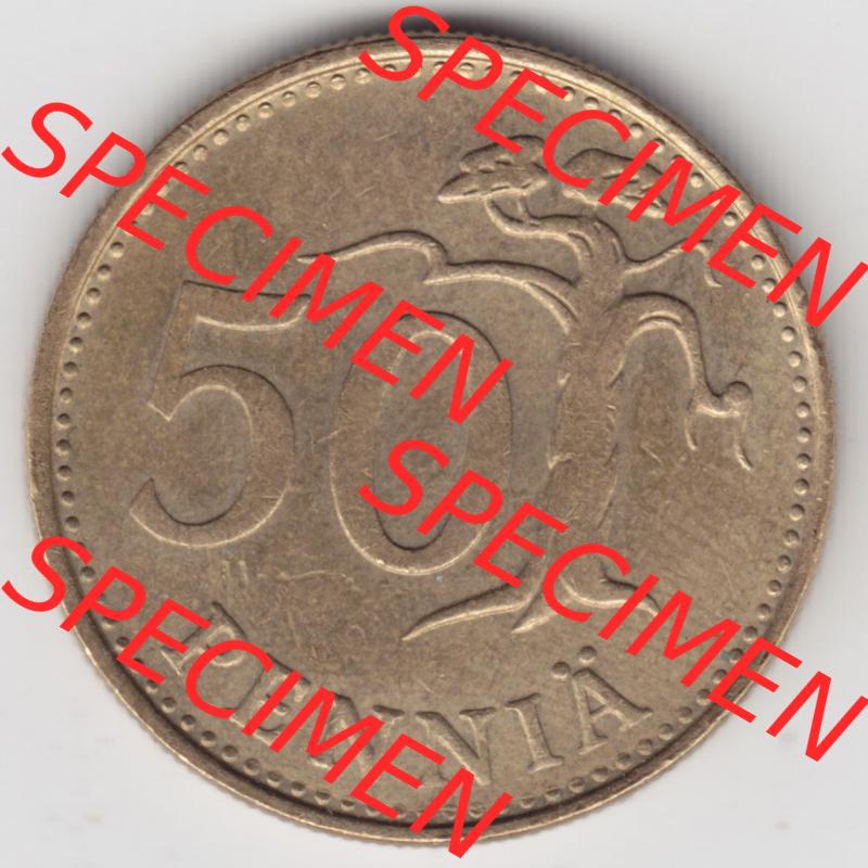 Münzen Finnland / SUOMI Eurovorläufer, Umlaufmünze vor Euroeinführung 1963-1990, 50 Penniä. Vorderseite einer Münze aus Finnland SUOMI in Europa als... Sammlung