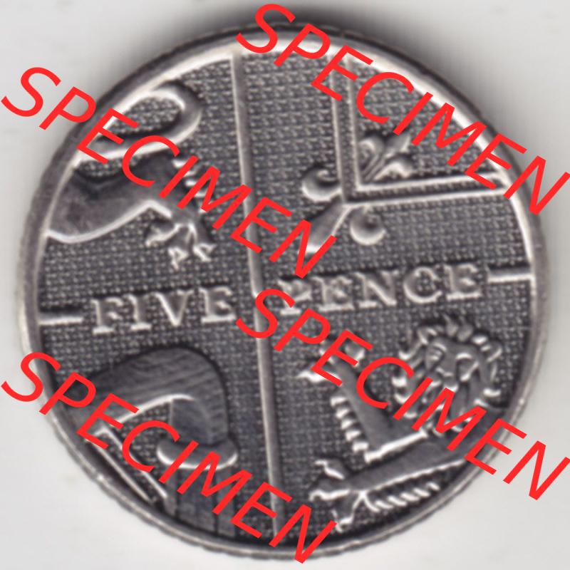 Münzen Großbritannien Eurovorläufer, Umlaufmünze vor Euroeinführung 2011-2015, 5 Pence (1) Sammlung