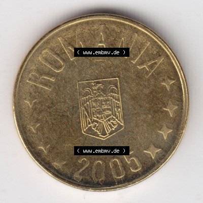 Münzen Rumänien / România Eurovorläufer, Umlaufmünze vor Euroeinführung 2005-2012, 1 Ban, Bani 2005 (2) Sammlung