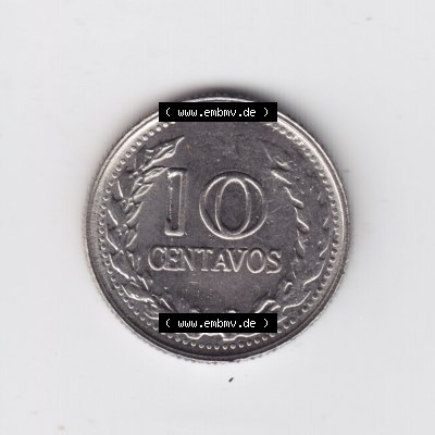 Münzen aus Amerika Kolumbien / Columbia Umlaufmünze 1972, 10 Centavos (1) Sammlung