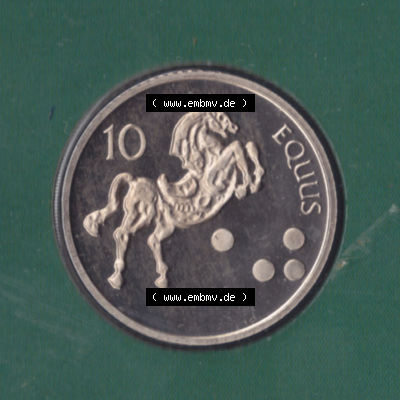 Münzen Slowenien / Slovenia Eurovorläufer, Umlaufmünze vor Euroeinführung 2000-2006, 10 Tolarjey 2000 (1) Sammlung