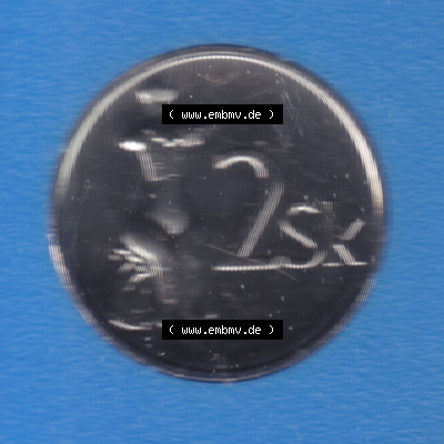Münzen Slowakei / Slovakia Eurovorläufer, Umlaufmünze vor Euroeinführung 1993-2008, 2 SK, 2 Kronen 2003 (2) Sammlung