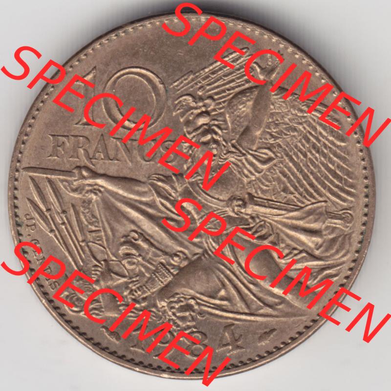 Münzen Frankreich Eurovorläufer, Umlaufmünze vor Euroeinführung 1984-1984, 10 Francs Francois Rude. Rückseite einer Münze aus Europa als Digitales Bild... Sammlung