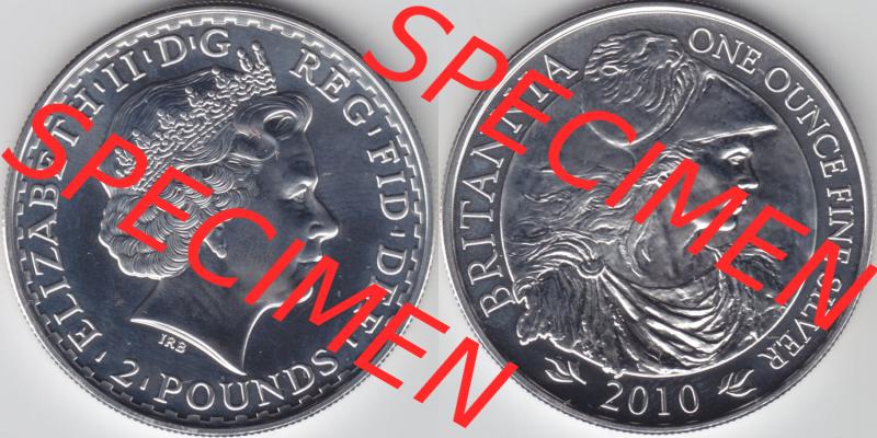 Münzen Großbritannien Eurovorläufer, Umlaufmünze vor Euroeinführung 2010-2010, 2 Pfund - Pounds Britannia (3) Sammlung