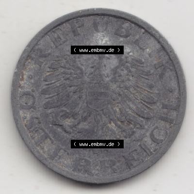 Münzen Österreich / Austria Eurovorläufer, Umlaufmünze vor Euroeinführung 1947-1949, 10 Groschen 1949 III. (1) Sammlung