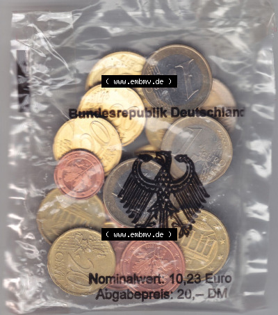 Münzen Euromünzen 2002, Starterkits Deutschland (1) Sammlung