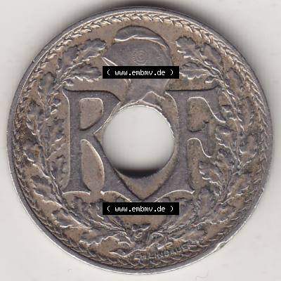 Münzen Frankreich Eurovorläufer, Umlaufmünze vor Euroeinführung 1917-1938, 10 Centimes, RF - Frankreich 10 CMES EGALITÉ FRATERNITÉ LIBERTÉ 1919-1.... Sammlung