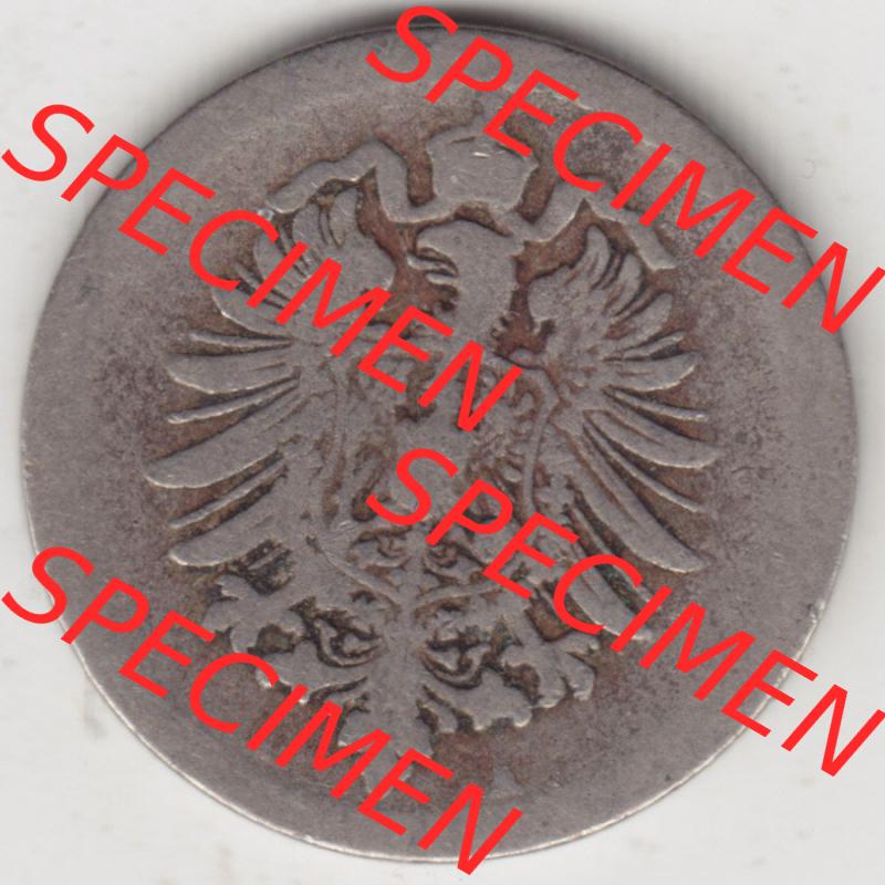 Münzen Deutschland 1871-1918 Kaiserreich 1874-1889, 5 Pfennig A, 1875 (2) Sammlung