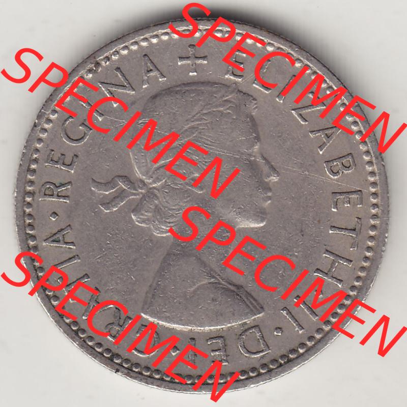 Münzen Großbritannien Eurovorläufer, Umlaufmünze vor Euroeinführung 1954-1970, 1 Schilling - Shilling, 1957-2 Wappen mit drei Löwen. Vorderseite... Sammlung