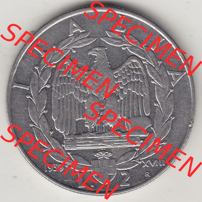Münzen Italien / Italia Eurovorläufer, Umlaufmünze vor Euroeinführung 1939-1943, 2 Lire, Lira, Viktor Emanuael III., G ROMAGNOLI VITT EMAN III... Sammlung