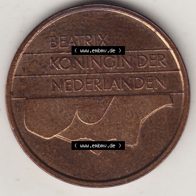 Münzen Niederlande / Netherlands Eurovorläufer, Umlaufmünze vor Euroeinführung 1982-2001, 5 Ct Cent 1993 (Stück 2) Königin... Sammlung