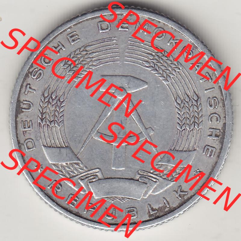 Münzen Deutschland DDR 1957-1957, A 2 Deutsche Mark 1957-2. Vorderseite einer 2 Mark Münze / Umlaufmünze aus Deutschland der ehemaligen DDR in Europa als Digitales Bild... Sammlung