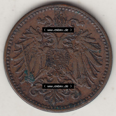 Münzen Österreich / Austria Eurovorläufer, Umlaufmünze vor Euroeinführung 1892-1916, 1 Heller 1910 (1) Sammlung