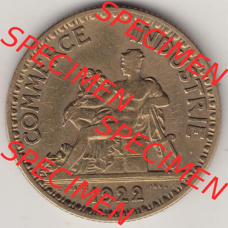 Münzen Frankreich Eurovorläufer, Umlaufmünze vor Euroeinführung 1920-1927, 2 Francs - Franken 1922-1. Vorderseite einer Münze aus Europa als Digitales Bild /... Sammlung