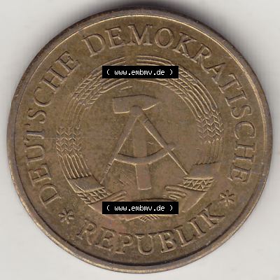 Münzen Deutschland DDR 1969-1990, 20 Pfennig 1969-3, DDR-Telefonmünze. Vorderseite einer 20 Pfennig Münze / Umlaufmünze in der DDR auch als Telefonmünze... Sammlung