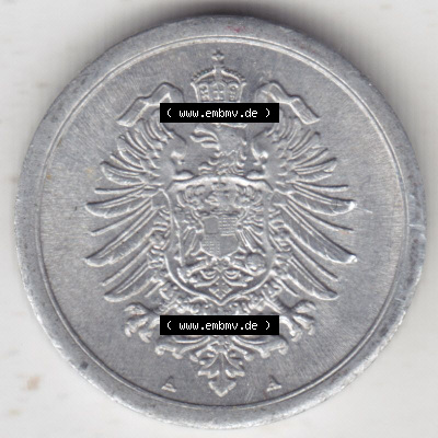 Münzen Deutschland 1918-1932 Weimarer Republik 1916-1918, 1 Pfennig A 1917 I. (2) Sammlung