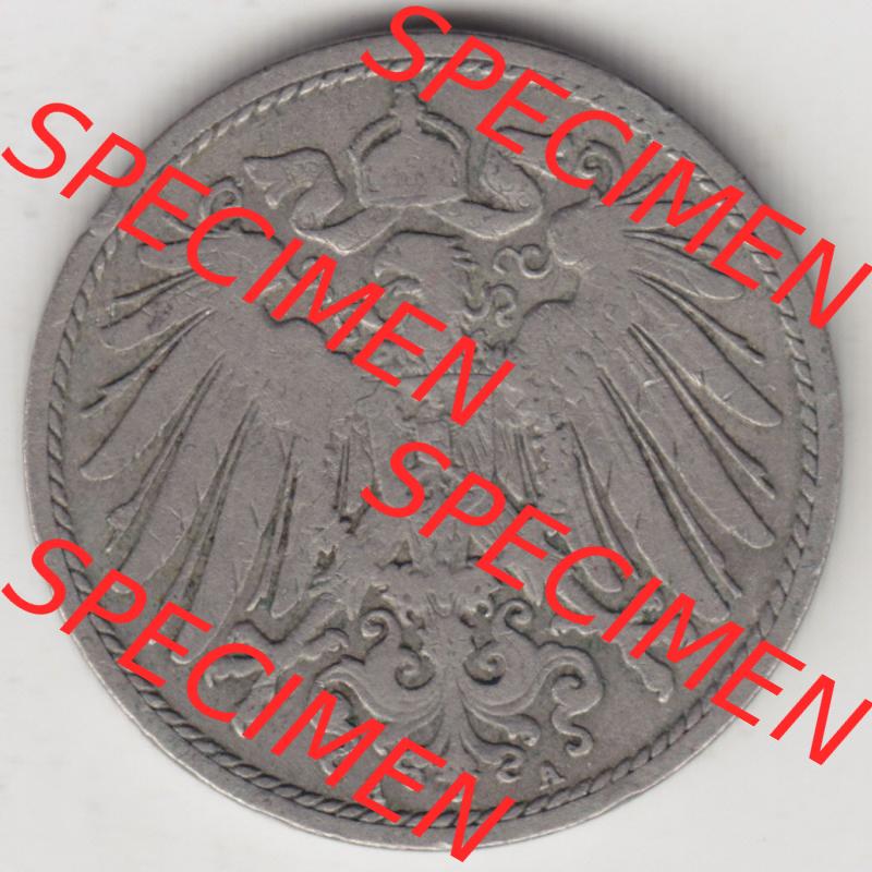 Münzen Deutschland 1871-1918 Kaiserreich 1890-1916, 10 Pfennig A, 1897 (2) Sammlung