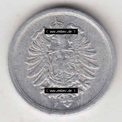 Münzen Deutschland 1918-1932 Weimarer Republik 1916-1918, 1 Pfennig F, 1917 III (2) Sammlung