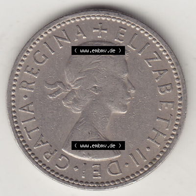 Münzen Großbritannien Eurovorläufer, Umlaufmünze vor Euroeinführung 1954-1970, 1 Schilling - Shilling, 1963 (Stück 1) Wappen... Sammlung