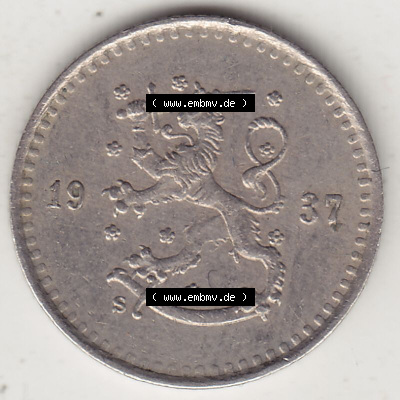 Alte Münzen Finnland, inoffizieller privater Kursmünzensatz / KMS - Zusammenstellung, mit Münze 1921-1940, 25 Penny, Penniä... Sammlung