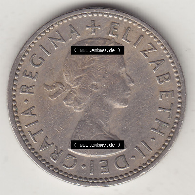 Münzen Großbritannien Eurovorläufer, Umlaufmünze vor Euroeinführung 1954-1970, 1 Schilling - One Shilling, 1960 (Stück 1)... Sammlung