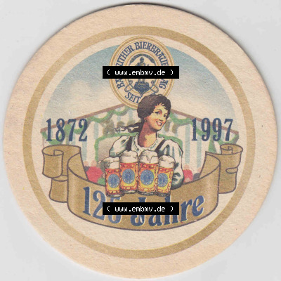 Bierdeckel 1997 Bayreuther Bierbrauerei AG (3) Sammlung
