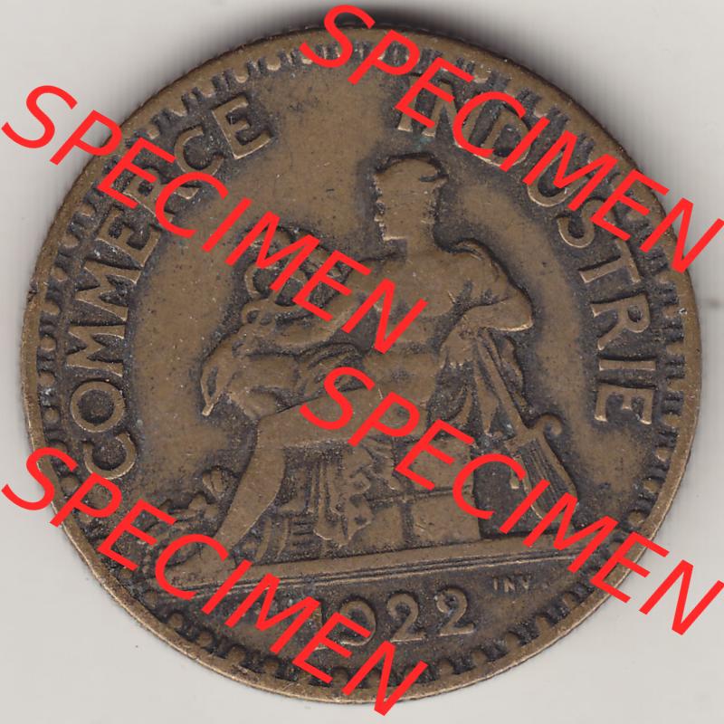 Münzen Frankreich Eurovorläufer, Umlaufmünze vor Euroeinführung 1920-1927, 2 Francs - Franken 1922-2. Vorderseite einer Münze aus Europa als Digitales Bild /... Sammlung
